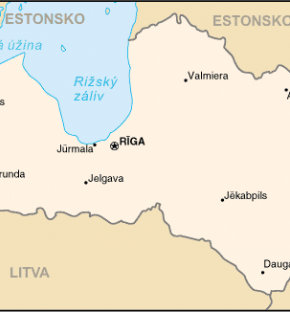 Lotyšsko map