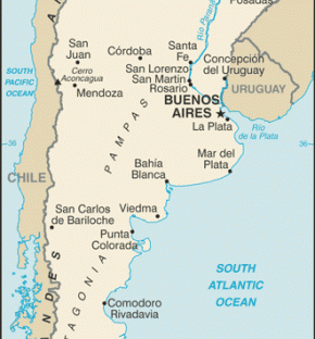 Argentina map