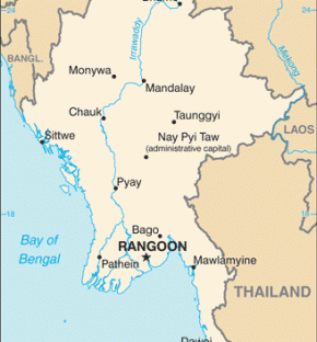 Myanmar (Barma) map