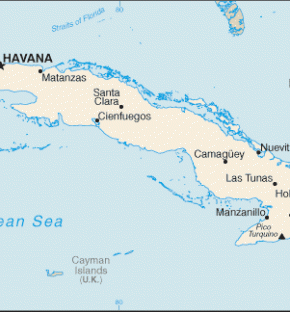 Kuba map