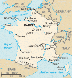 Francie map