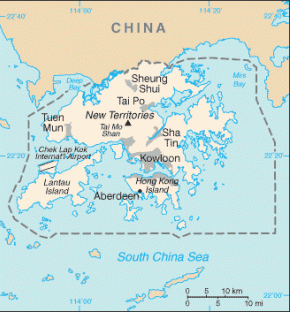 Hongkong map