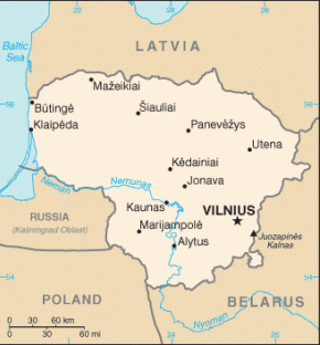 Litva map