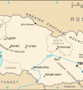 Gruzie map