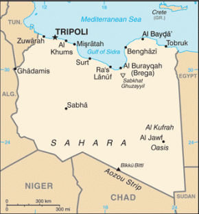 Libye map