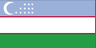 Uzbekistán flag