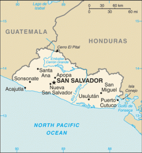 Salvador map